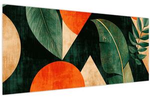 Slika - Geometrijski prirodni motivi II. (120x50 cm)