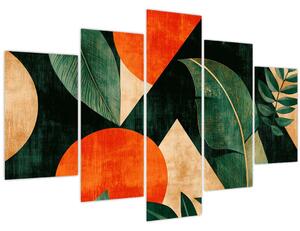 Slika - Geometrijski prirodni motivi II. (150x105 cm)