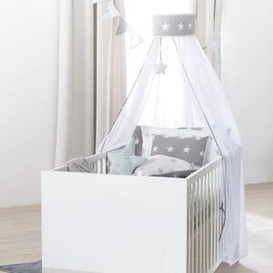 Bijeli/svijetlo sivi dječji krevet 70x140 cm Julia – Roba