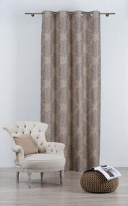 Siva/smeđa zavjesa 140x245 cm Kansai – Mendola Fabrics