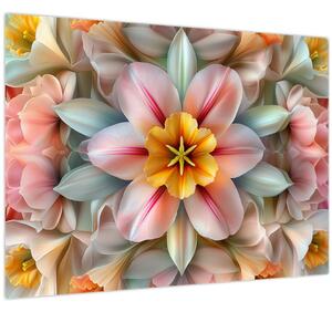 Slika - Kaleidoskopski cvijet (70x50 cm)