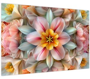Slika - Kaleidoskopski cvijet (90x60 cm)