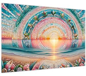 Slika – Mozaik zalaska sunca (90x60 cm)