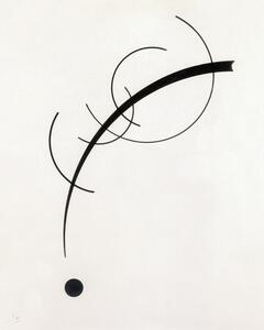 Reprodukcija Free Curve to the Point: Accompanying Sound of Geometric Curves (1925), Wassily Kandinsky