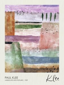 Reprodukcija Landscape with Poplars (1929), Paul Klee