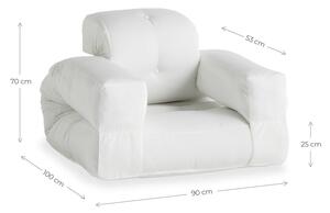 Tamnosiva sklopiva fotelja prikladna za eksterijer Karup Design Design OUT™ Hippo Dark Grey