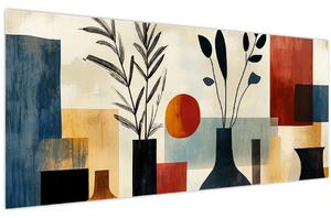 Slika - Kubističke vaze (120x50 cm)