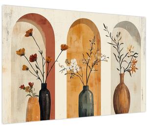 Slika - Vaze u lukovima (90x60 cm)