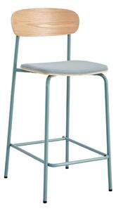 Plave/u prirodnoj boji barske stolice u setu 2 kom (visine sjedala 66 cm) Adriana – Marckeric