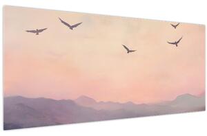 Slika - Jato ptica II. (120x50 cm)