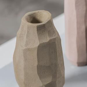 Bež vaza od polyresina (visina 18 cm) Nuki – Mette Ditmer Denmark