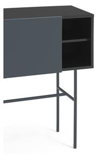 Crni/antracitno sivi pomoćni stol 35x110 cm Nube – Teulat