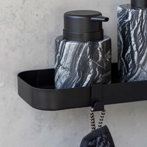 Crna željezna zidna kupaonska polica Carry – Mette Ditmer Denmark