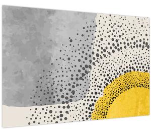 Slika - Apstraktna slika plaže N⁰3 (90x60 cm)