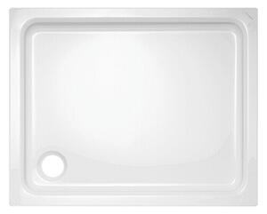 Camargue Tuš kada St. Laurent (D x Š: 100 x 80 cm, Plastika, Bijele boje)
