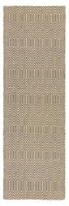 Svjetlo smeđi vuneni tepih staza 66x200 cm Sloan – Asiatic Carpets