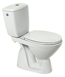 Stajaća WC školjka - kombinacija Kaskada (S rubom za pranje, Bez posebne glazure, Oblik ispiranja: Duboko, WC odvod: Okomito, Bijele boje)