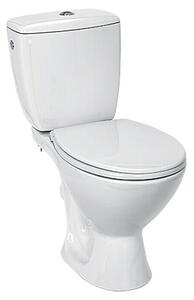 Stajaća WC školjka - kombinacija Kaskada (S rubom za pranje, Bez posebne glazure, WC odvod: Vodoravno, Bijele boje)