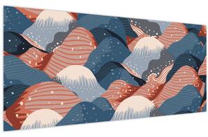 Slika - Japanski valovi (120x50 cm)