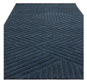 Tamno plavi vuneni tepih 160x230 cm Hague – Asiatic Carpets