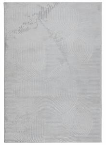VidaXL Tepih IZA kratka vlakna skandinavski izgled sivi 140x200 cm
