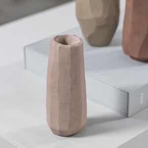 Ružičasta vaza od polyresina (visina 15,5 cm) Nuki – Mette Ditmer Denmark