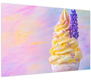 Slika - Sladoled s lavandom (90x60 cm)