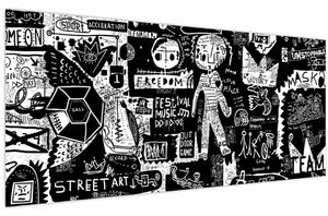 Slika - Grafiti (120x50 cm)