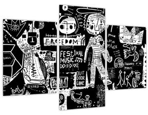 Slika - Grafiti (90x60 cm)