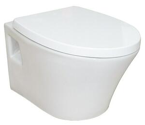Camargue Rio Zidna WC školjka (Bez ruba, Bez posebne glazure, Oblik ispiranja: Duboko, WC odvod: Vodoravno, Bijele boje)