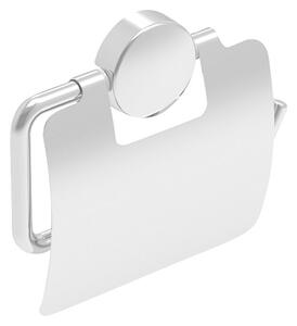 Držač toaletnog papira Simple (Materijal: Metal, S poklopcem, Krom)
