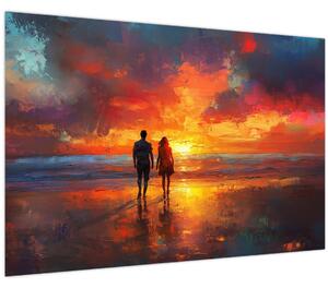 Slika - Šetnja plažom (90x60 cm)