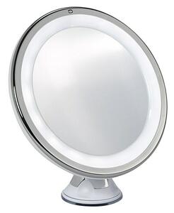 Venus Kozmetičko ogledalo Linda (Povećanje: 10-struko, S osvjetljenjem, Na baterijski pogon, Okrugli oblik)