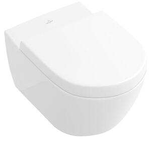 Villeroy & Boch Subway 2.0 Komplet zidne WC školjke (Bez ruba, Bez posebne glazure, Oblik ispiranja: Duboko, WC odvod: Vodoravno, Bijele boje)