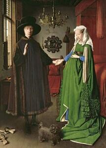 Reprodukcija The Portrait of Giovanni Arnolfini and his Wife Giovanna Cenami, 1434, Eyck, Jan van