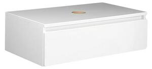 Aquaart Kupaonski ormarić za ugradbeni umivaonik Elegant (D x Š x V: 45 x 80 x 25 cm, Bijele boje, Sjaj)