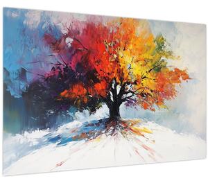 Slika - Šareno drvo (90x60 cm)