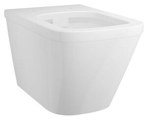 Camargue Los Angeles Zidna WC školjka (Bez ruba, Bez posebne glazure, Oblik ispiranja: Duboko, WC odvod: Vodoravno, Bijele boje)