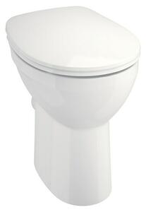 Camargue Set stajaća WC školjka s daskom Plus 75 2.0 (Bez ruba, Bez posebne glazure, Oblik ispiranja: Duboko, WC odvod: Vodoravno, Bijele boje)