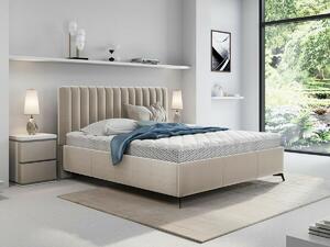 Krevet Beloit 102Bračni, Svijetlo smeđa, 180x200, Tkanina, Basi a doghePodnice za krevet, 189x216x106cm