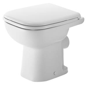 Duravit D-Code Stajaća WC školjka (S rubom za pranje, S antibakterijskom glazurom, Oblik ispiranja: Duboko, WC odvod: Vodoravno, Bijele boje)