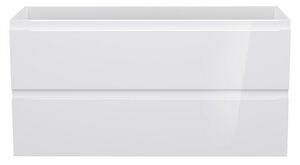 Camargue Espacio Kupaonski ormarić za ugradbeni umivaonik (120 x 46 x 60 cm, 2 ladice, Gama bijela sjaj)