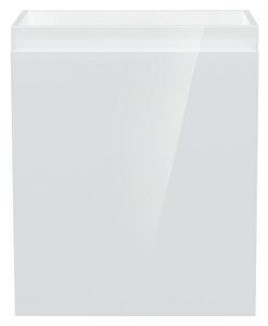 Camargue Espacio Kupaonski ormarić za ugradbeni umivaonik (50 x 33 x 60 cm, 1 vrata, Gama bijela sjaj)