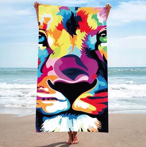 Ručnik za plažu sa šarenim lavom Širina: 100 cm | Duljina: 180 cm