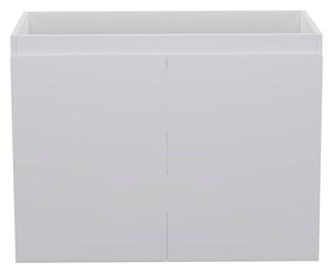 Camargue Espacio Kupaonski ormarić za ugradbeni umivaonik (80 x 46 x 60 cm, 2 vrata, Gama bijela mat)