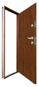 Metalna ulazna vrata Tango (95 x 207 cm, Smeđe boje)