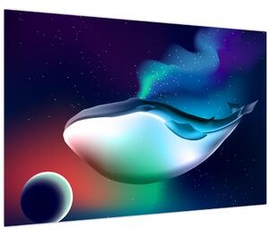 Slika - Kit u svemiru (90x60 cm)