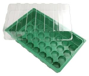 Floraworld Sobni plastenik (D x Š x V: 35,5 x 22 x 12,5 cm, Zelene boje, S 28 udubljenja)