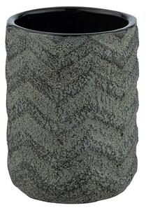 Wenko Mantua Čaša za kupaonicu (Promjer: 7,5 cm, Keramika, Sive boje)