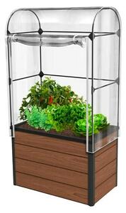Plastenik Maple Green (Vanjska dimenzija uklj. krovni prevjes (Š x D): 58 x 99 cm, Smeđe boje)